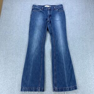 Gap Long and Lean Jeans Womens 30x30 Blue Flare Bootcut Mid Rise Denim